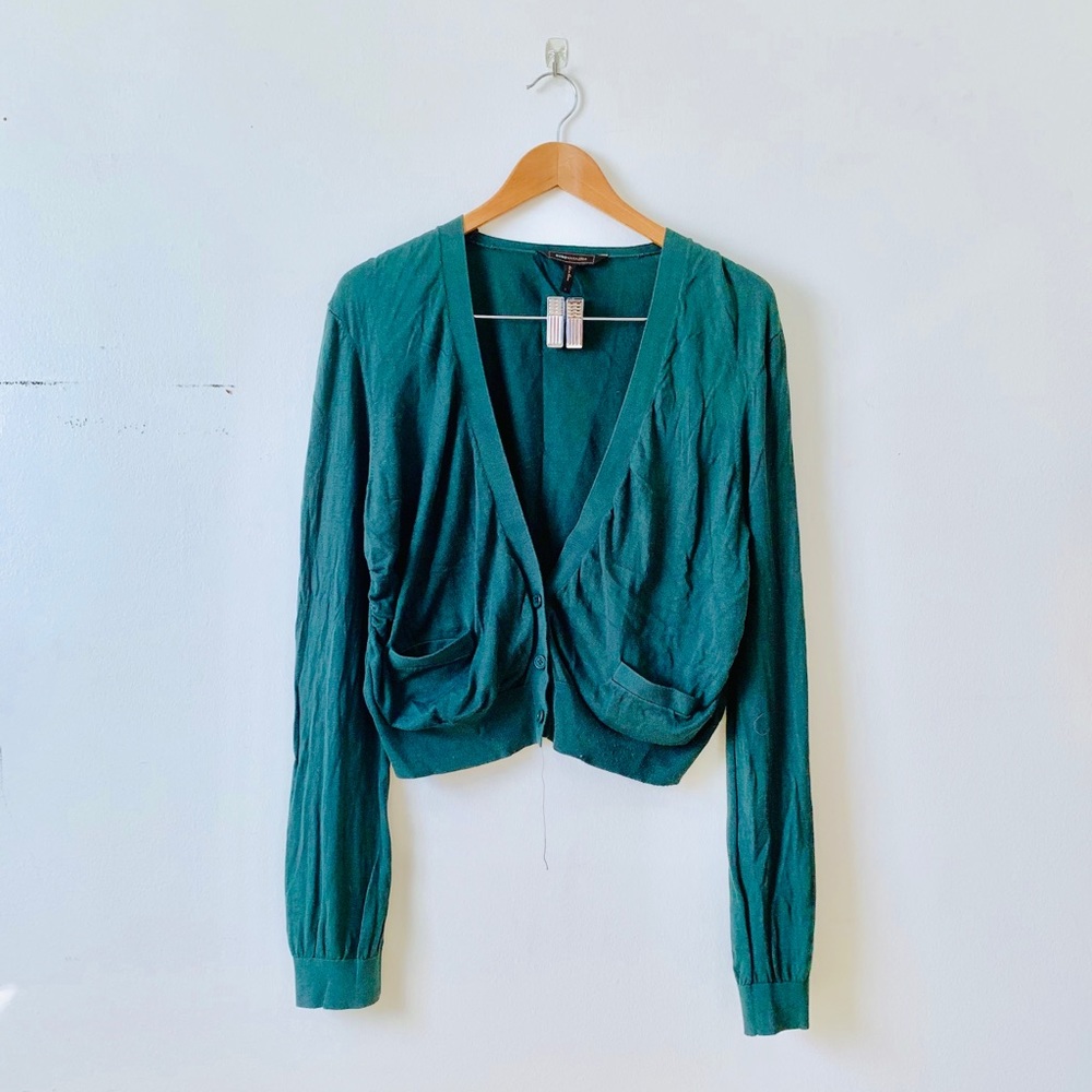 NEW BCBGMaxAzria Silk Cardigan Sweater